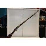 A good quality reproduction Georgian flintlock rifle. Postage unavailable