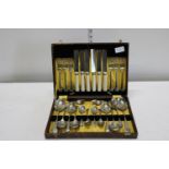 A box set of vintage cutlery