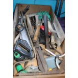 A job lot of assorted vintage tools 'no postage available'