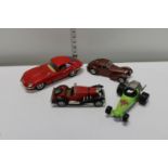 Selection of vintage die-cast models and a Tonka toy