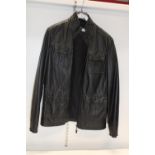 A vintage Ben Sherman leather jacket size L