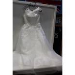 A wedding dress