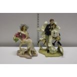 Two classical figurines