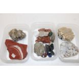 A selection of semi-precious mineral examples