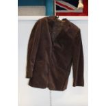 A men's brown Corduroy jacket. FCUK