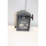 A vintage Halda Ltd 1930's taxi meter. Postage unavailable