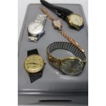 Selection of vintage watches including Citizen