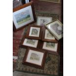 A selection of framed prints. postage unavailable