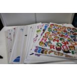 A large quantity of children's wall sticker