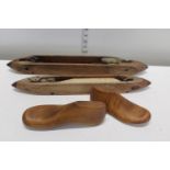 A selection of treen items
