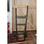 An antique sack barrow. Postage unavailable