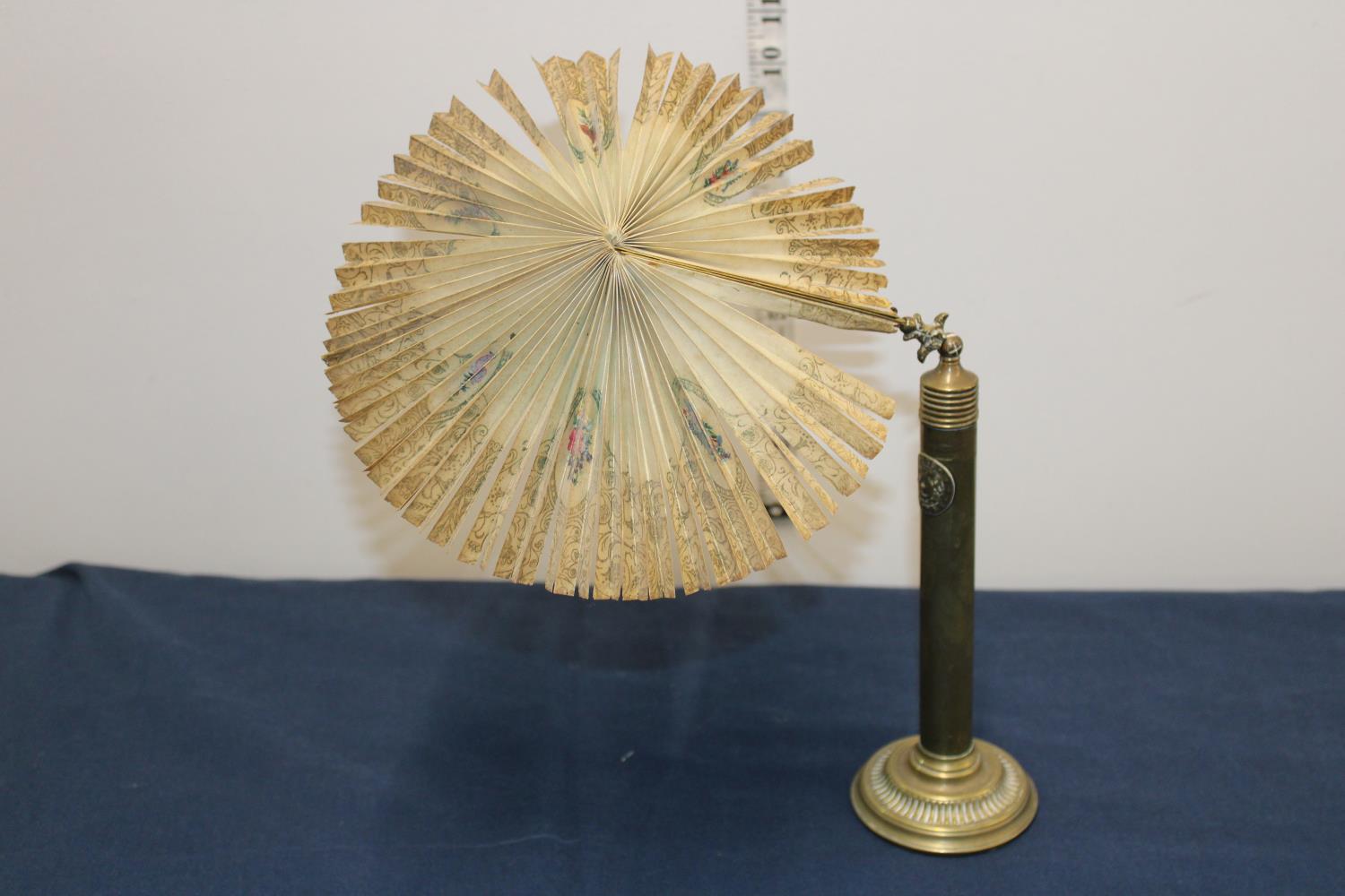 A rare Days patent brass chimney fan - Image 2 of 3