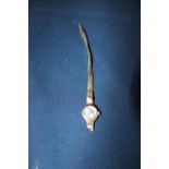 A ladies 9ct gold bodied watch for scrap purposes, gross weight 7.4 grams