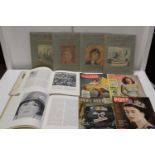 Six volumes of Metropolitan Seminars in Art and vintage magazines