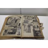 A 1930s/40 scrapbook, mainly royalty related