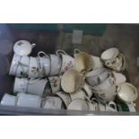 A large quantity of bone China tea cups. Postage unavailable