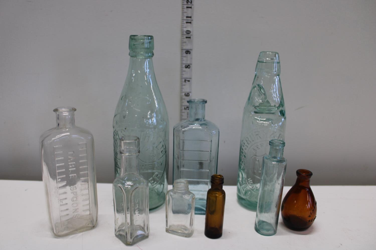 A selection of antique bottles (Of local interest)