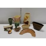 A selection of collectable ceramics mainly Slyvac