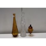 A selection of vintage glassware Postage unavailable