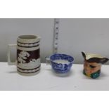 Three pieces of collectable ceramics including Copeland Spode