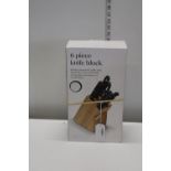 A new boxed kitchen knife block