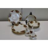 A selection of Royal Albert OCR side plates & dessert bowls etc. Fifteen pieces