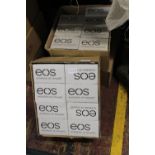 A large qty of new EOS lip balms
