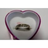 A 9ct gold full eternity ring size L