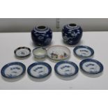 selection of Oriental ceramics