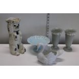 A selection of ceramics including Wedgwood