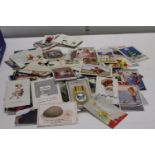 Job lot of assorted post cards and other ephemera.