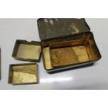 Two boxes of gold powder