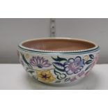 A vintage Poole pottery bowl