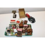 A job lot of vintage doll's house furniture etc