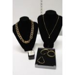 selection of quality Gold tone costume jewellery