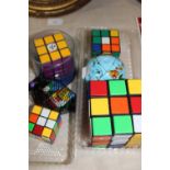 A selection of Rubix cubes