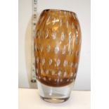 A vintage Harrachov Czech studio glass vase