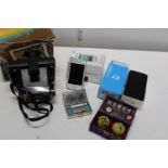 A job lot of assorted items including mobile phones & vintage camera