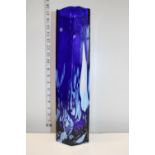 A Beranek Czech studio glass vase