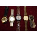 A selection of vintage watches