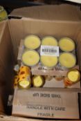 A large selection of Citronella candles. Postage unavailable