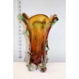 A Mstisov Czech studio glass vase