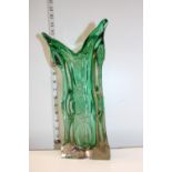 A Murano Italian studio glass vase (Slight chip)