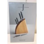 A boxed Jasper Conran knife block set