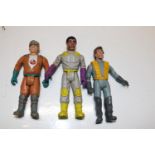 Three 1980's Ghost Busters figures