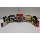 Eleven boxed assorted die-cast models