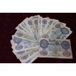 A job lot of pre WW1 German 20 mark notes