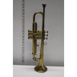 A vintage Zenith brass trumpet