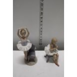 Two Leonardo Porcelain figures