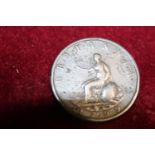 A 1799 George III half penny (GF)